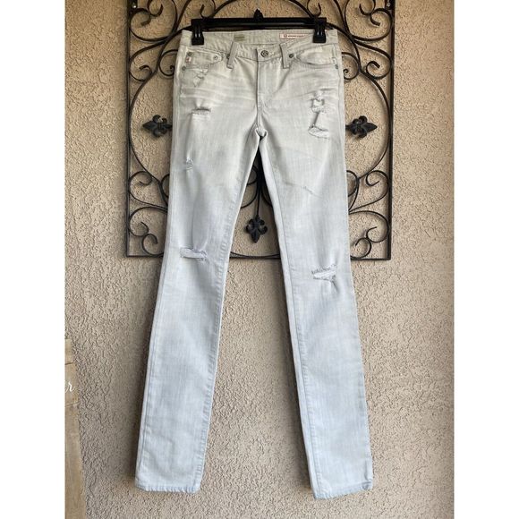 Adriano Goldschmied premiere skinny straight - size 25R - gray - Picture 1 of 9